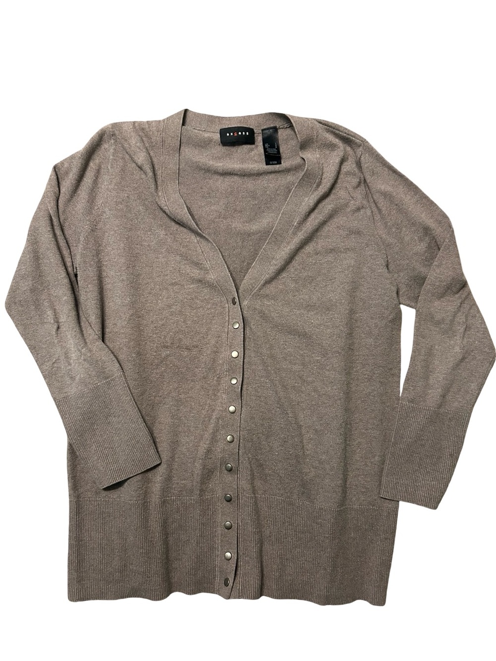 Axcess Brown Button cardigan